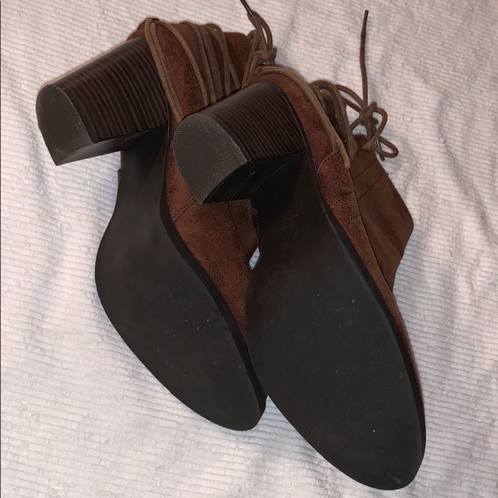 2/$25 Just Fab lace-up back boots - Picture 6 of 7